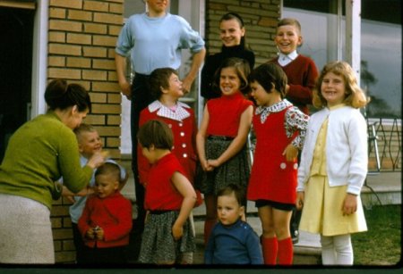 The Marrin Clan and cousins around 1967