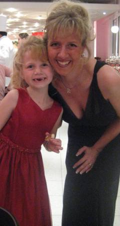 Halle and Mom and the American Girl Gala