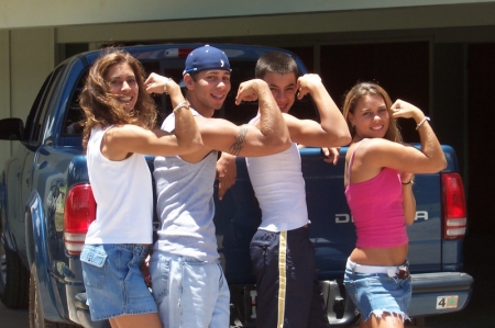 Me, Matt, Josh & Missy, Hawaii 07