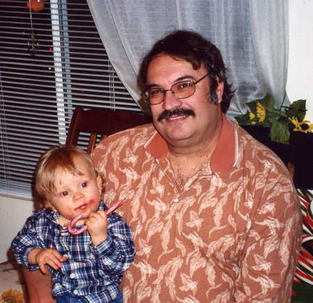 Gramps and baby Colin