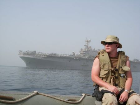 Son Jeff in Bahrain 2008