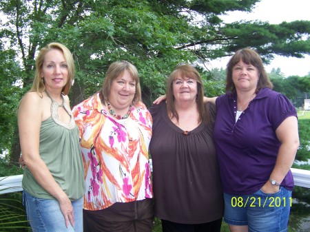 Daughter Cheryl, Me, and nieces