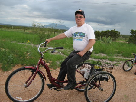 Dan on his bike
