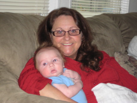Janet and grandson Wyatt, born 11/14/08