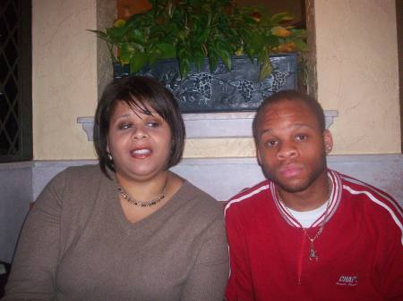 My sister & my oldest son - Chauvonna, Dre'