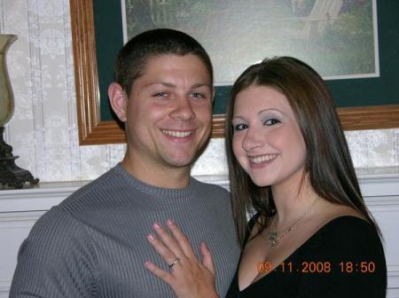 Son Anthony and Meagan Engagement Pic