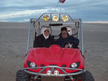 Susan and I on the Rhino