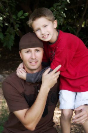 Son Brian with his son Chandler