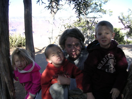 My Family (minus me) at Grand Canyon