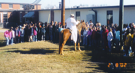 Telling while mounted