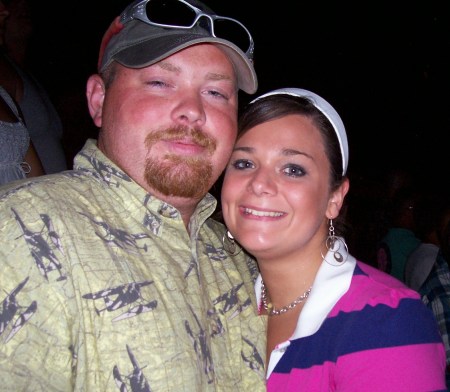 Aaron and I at the Kenny Chesney Concert 2007