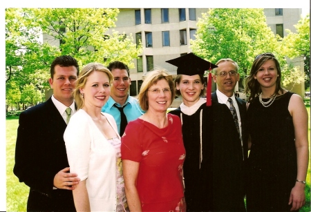 Youngest daughter's college graduation, 2007.