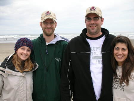 Gabe, Nicole, Jake and I in Seaside