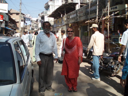 Marlee and Rahul in India