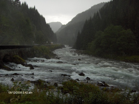 A rainy day in Norway