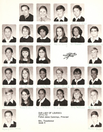 Grade 5 Class of  1975