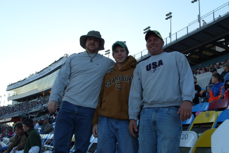 Joe,Joshua & Greg at the Daytona Bud Shootout
