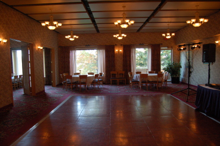 Tony facilities; banquet room and dance floor