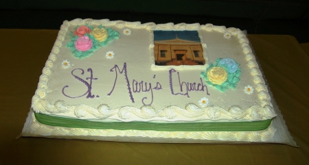 Church Reunion Cake.