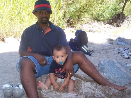 Siyanda, our son-in-law and Zac our grandson