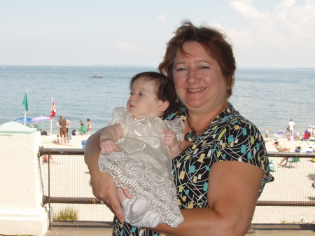 Maw Maw and Morgan Paige, Baptism 2008