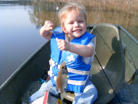 Amanda's first fish 3/9/09