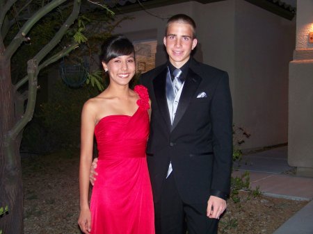 Ray & Gaby at His Senior Prom. May 2010