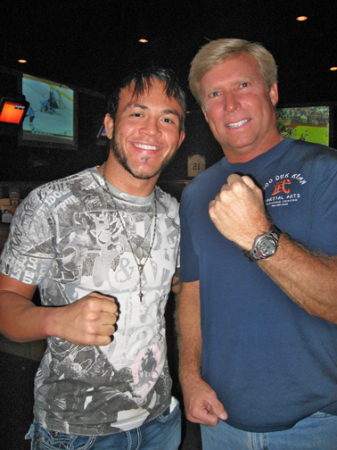Mike with UFC Fighter Jorge Gurgel 12/08