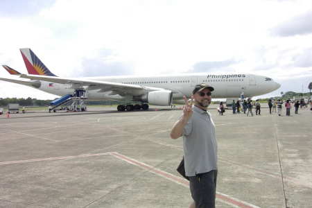 Arriving in Puerta Princessa, Philippines