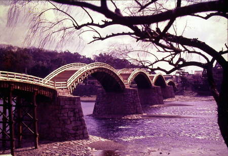 Kintai Bridge, Iwakuni Japan 1968