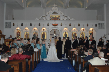 at the altar