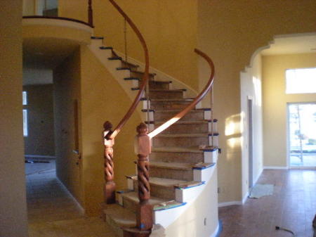 New staircase after fire