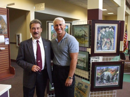 vet art show me & congressman reichert