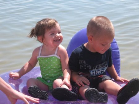 Rylie at swim park in Colorado