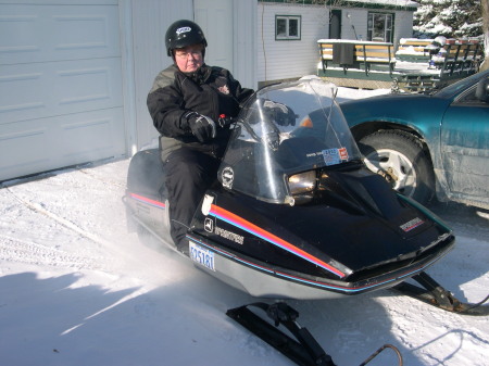 my sister on my older sled