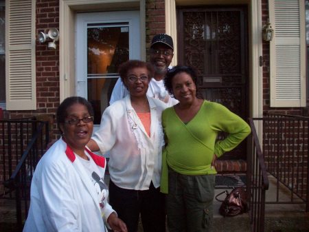 Sharon Ross, Mary Exum, Zina Clark, and "ME"