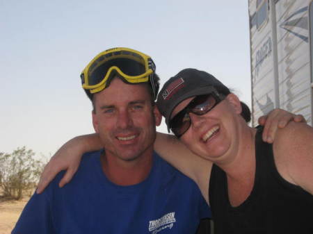 My brother Jamie and I in Glamis 2008