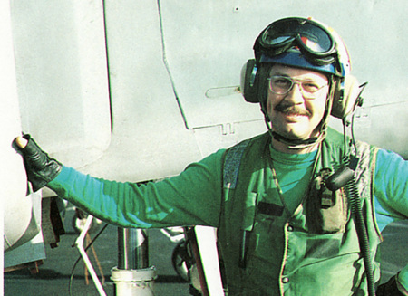 Flight operations  onboard USS Ranger 1987