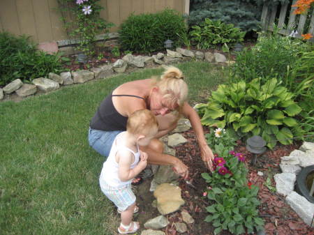 Paiton and I are Gardening