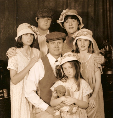 Irish immigrant family - right off the boat!