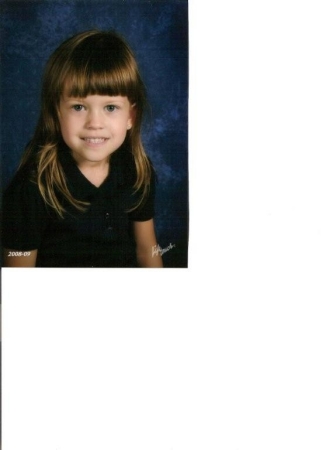 Granddaughter, Avery Minton, Kindergarten