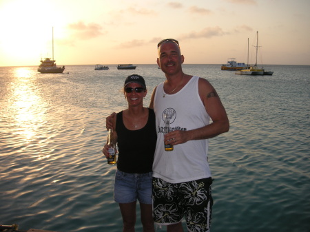 Aruba 2006 with my husband