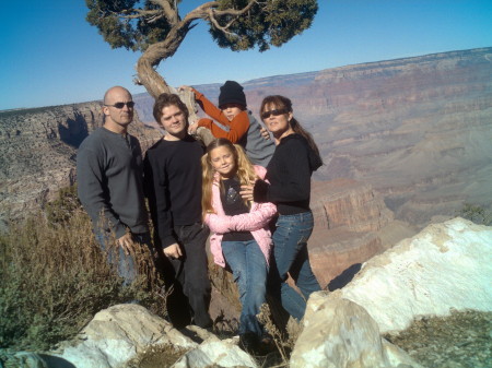 Family at Grand Canyon