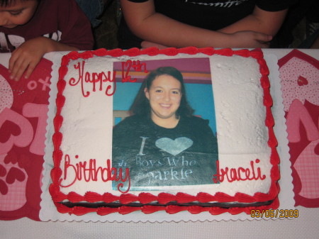 Araceli's Birthday Cake