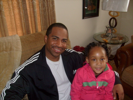 Kayla with Godfather Damion