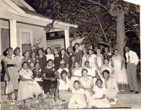 Quilting Club-at Aunt's Home late 50's