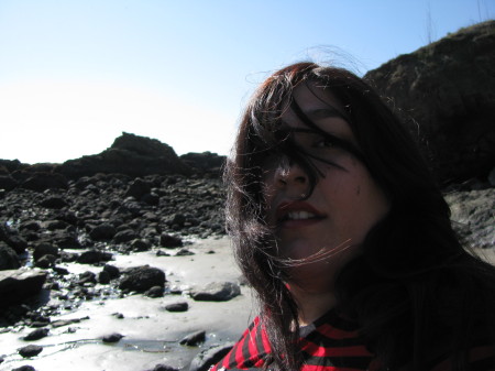 Me in California in 2008. Forgot how windy...