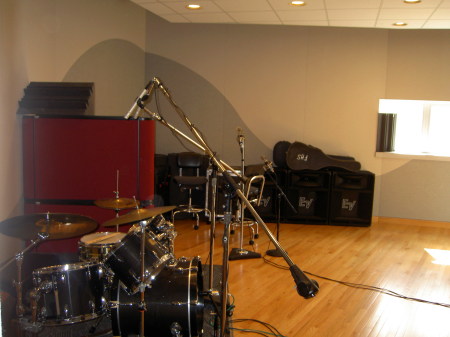 Next to recording studio
