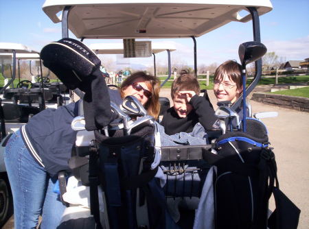 Me, Evan & Dylan golfing