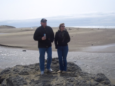 My Friends Husband Darrin and I at Bodega Bay